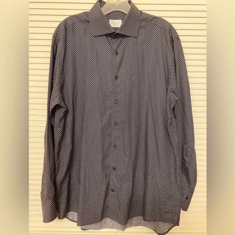 NWOT Men's Stenstroms Fitted Body Shirt, Size 16 1/2
